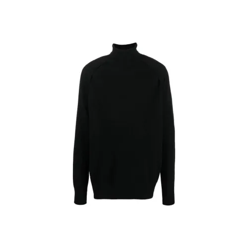 Ann Demeulemeester Черные Мужские Кашемировые Свитера