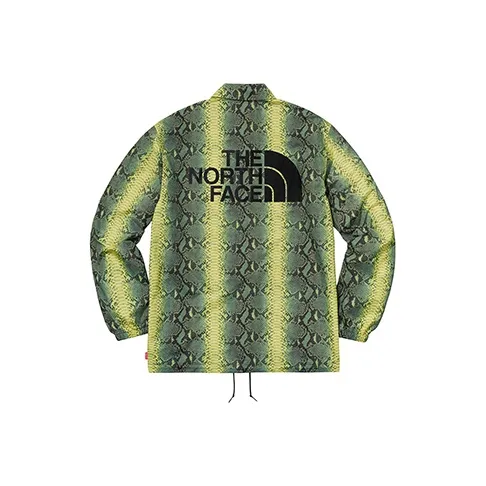 Supreme SS18TNF Коллаборация Коллекция Куртка Унисекс Зеленый