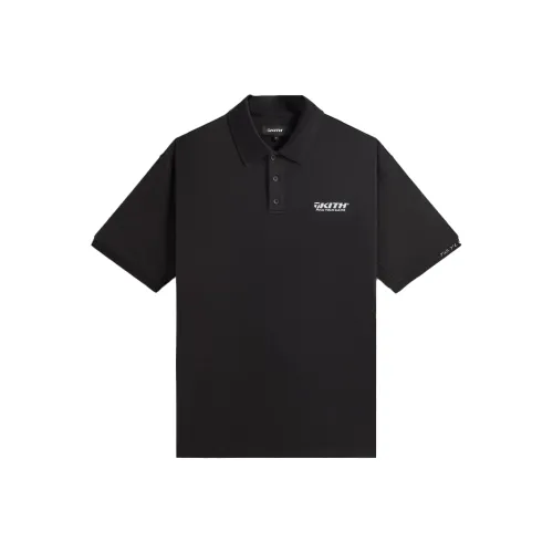 Kith Черное Унисекс Поло