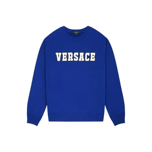 VERSACE Мужские Синие Свитера