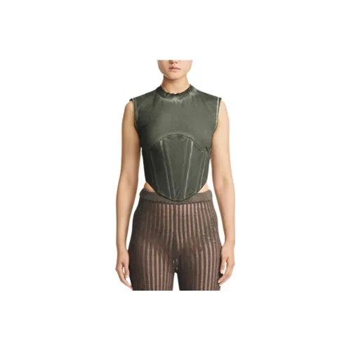 DION LEE Зеленая Унисекс Футболка