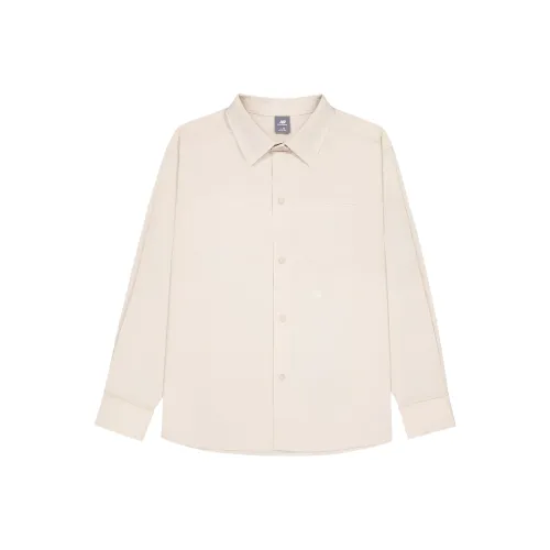 New Balance совместный бренд Серый Бежевый Мужская Рубашка