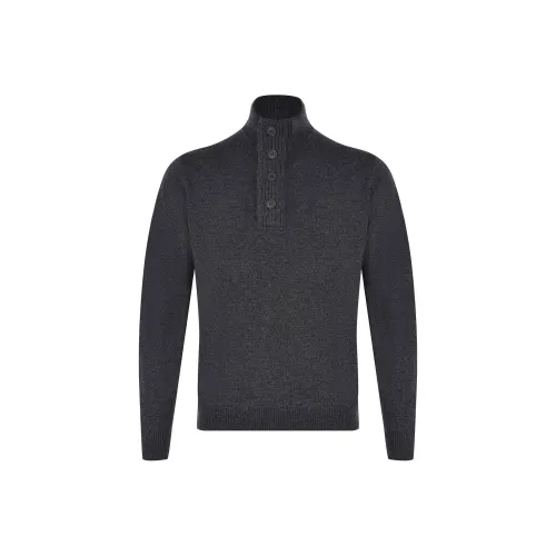 BARBOUR Мужские черные свитеры