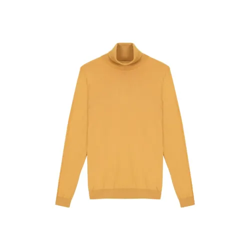 DAVID NAMAN Желтые Мужские Свитера