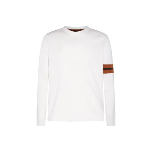 Ermenegildo Zegna Белые Мужские Свитера