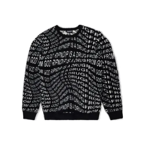 RIPNDIP совместный бренд Черные мужские свитеры