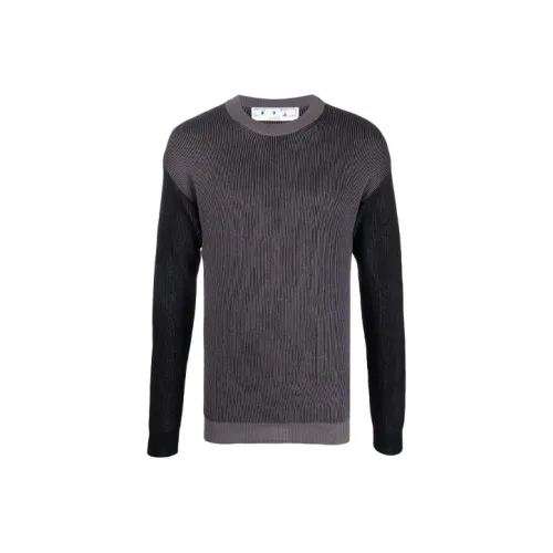 Off Белый FW21 Серый Мужские Свитера