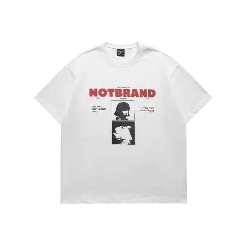 NOT BRAND ATTITUDE T-Shirt Унисекс Белый