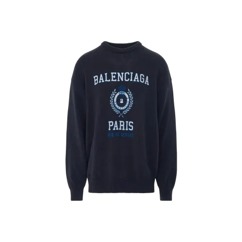 Balenciaga Мужские Синие Свитера
