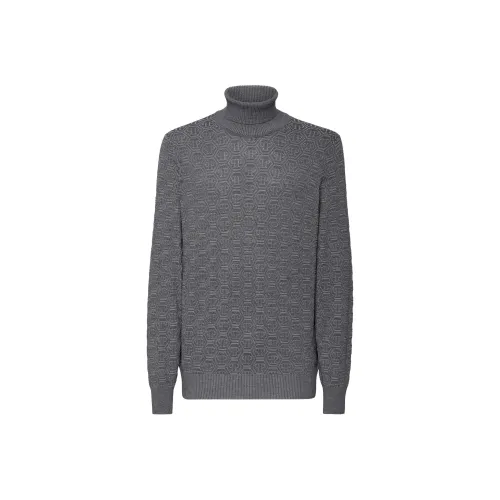 PHILIPP PLEIN FW24 Свитер Мужской Серый