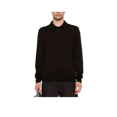 PRADA Коричневые Мужские Свитера