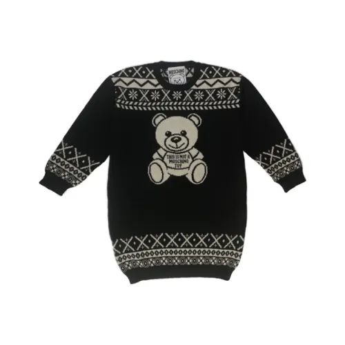 MOSCHINO Черный Унисекс Свитеры