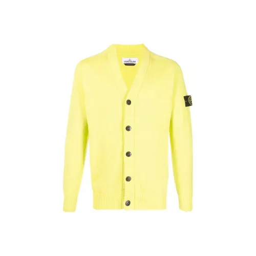 Stone Island Желтые Мужские Свитера