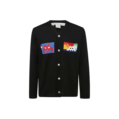 CDG Collaboration Черные Мужские Свитера