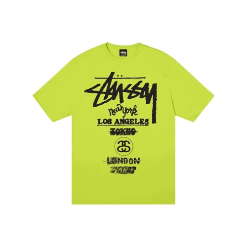 Stussy Зеленый Мужской T-Рубашки