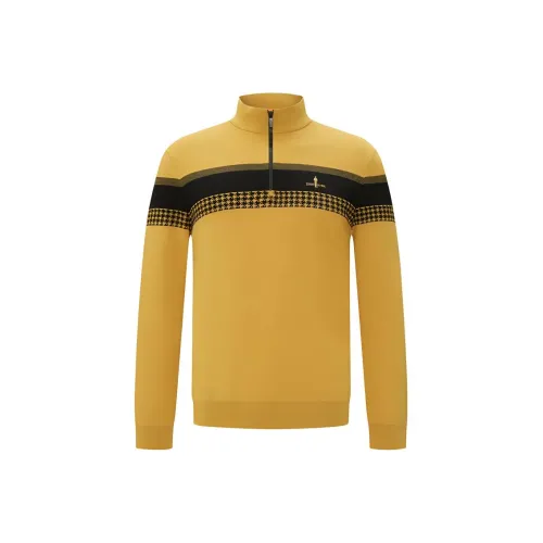 Biyin Leufen Свитер Мужской Темно-желтый