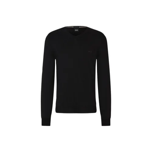 Hugo Boss Черные Мужские Свитера