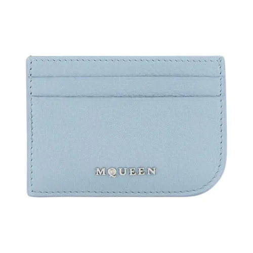 Alexander McQueen Кожа Держатель для карт Мужской Светло-синий