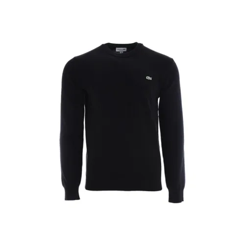 Свитеры для мужчин черного цвета в сотрудничестве с LACOSTE