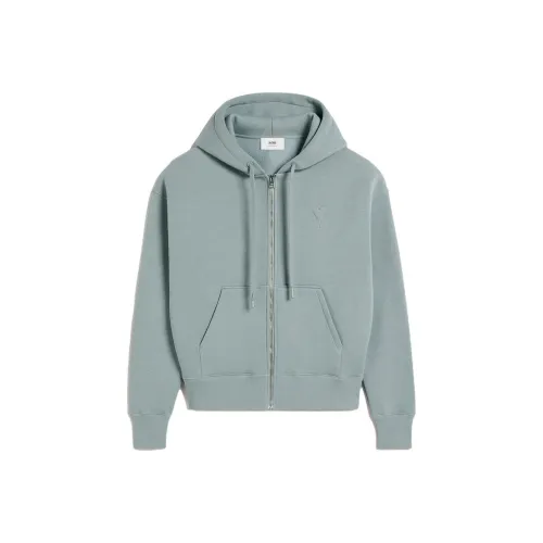 AMIPARIS Свитшот Куртка Унисекс Синий Серый