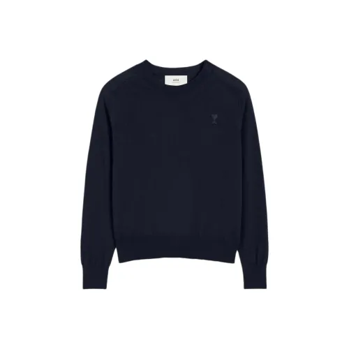 AMIPARIS FW24 Свитер Мужской Ночной Синий