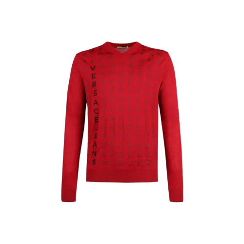 VERSACE JEANS COUTURE FW22 Свитер Мужской Красный