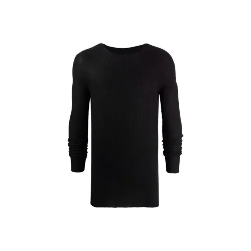 RICK OWENS совместный бренд Черные мужские кашемировые свитеры