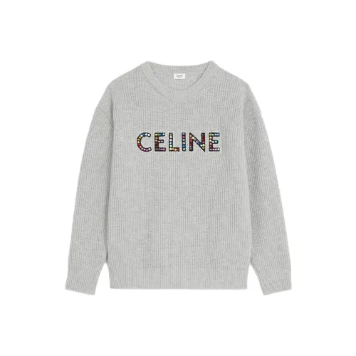 CELINE DYSFUNCTIONAL BAUHAUS Мужские коллекции Свитер Мужской Светло-Серый