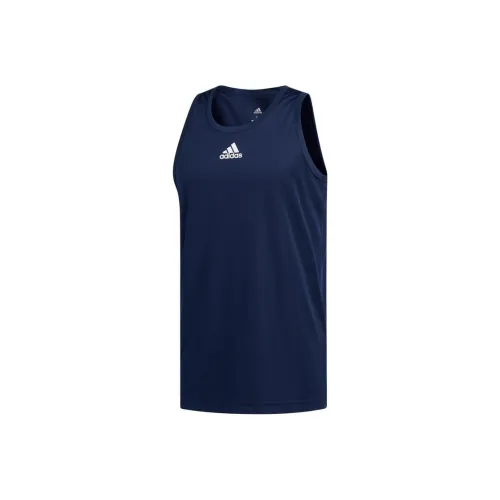 Adidas Майка Мужская Темно-Синяя