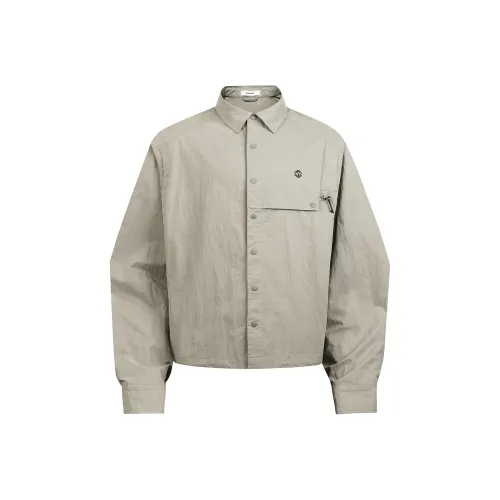 GUUKA TECH Серый Унисекс Рубашки