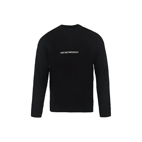 EMPORIO ARMANI FW22 Свитер Мужской Черный