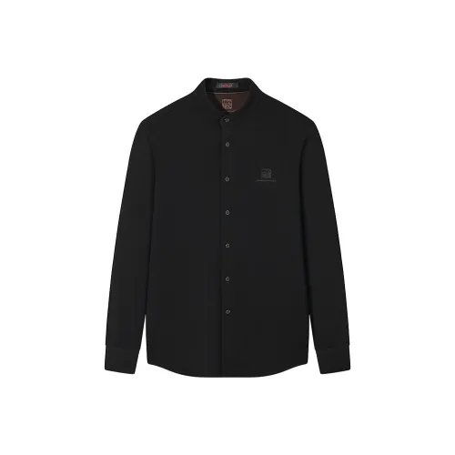 SEVEN Бархатная рубашка для ОСЕНИ И ЗИМЫ Мужская