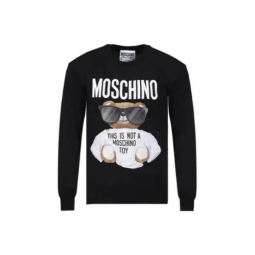 MOSCHINO Черный Унисекс Свитеры