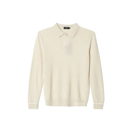 RARE Экрю Мужские кашемировые свитеры