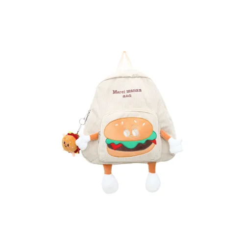 BUBM Нейлон Рюкзак Женские Экрю хаки