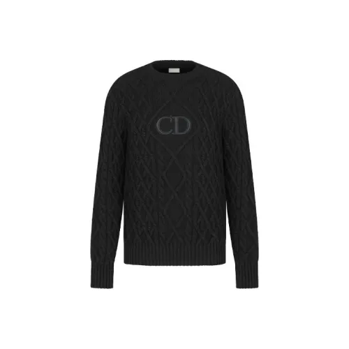 DIOR Quarterly New Products Черные Мужские Кашемировые Свитера