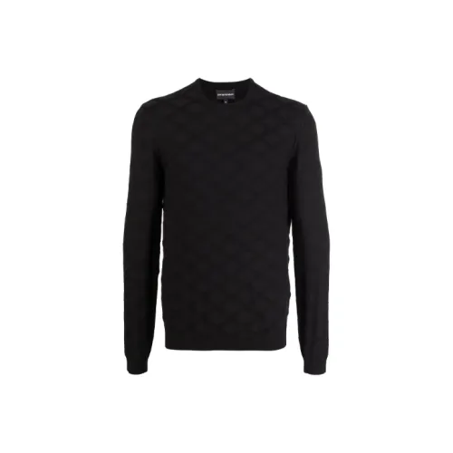 EMPORIO ARMANI Черные Мужские Свитера