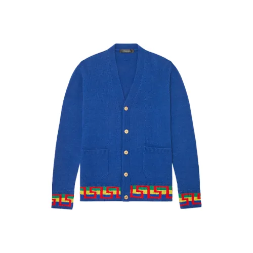 VERSACE Свитер Мужской Королевский Синий