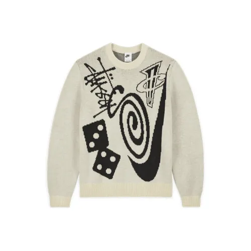 Nike x Stussy SS23 Бежевый Унисекс Свитеры