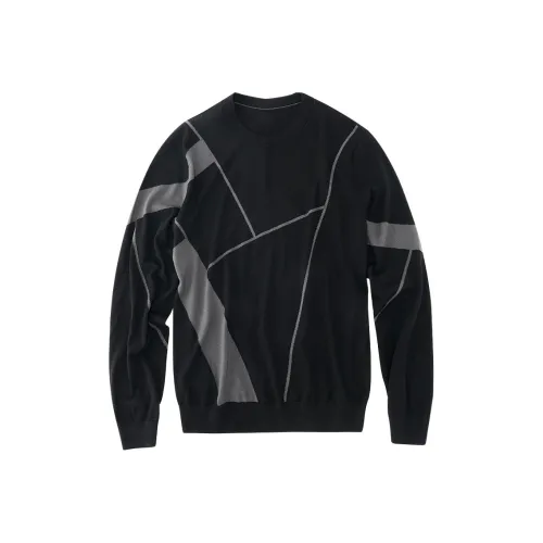 Mr.Bu Свитер Мужской Черный цвет рояля