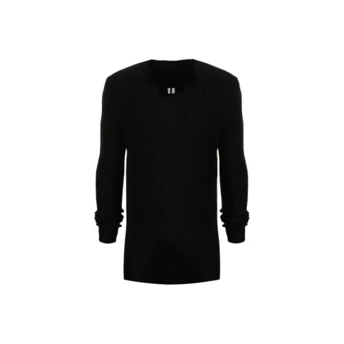 RICK OWENS совместный бренд Черные мужские кашемировые свитеры