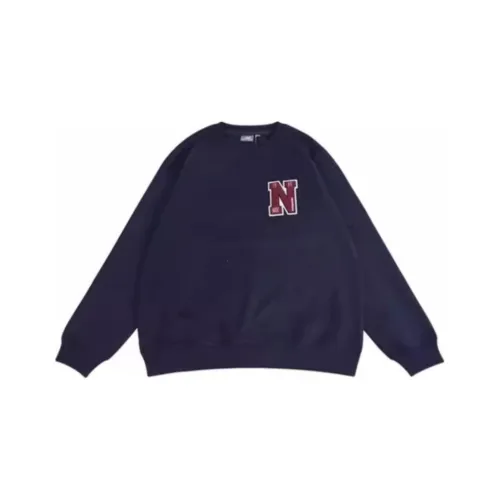 New Balance совместный бренд Спортивный и досуг Толстовка Мужской Морской синий