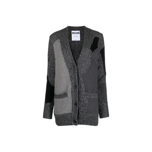MOSCHINO Свитер Мужской Угольный Серый