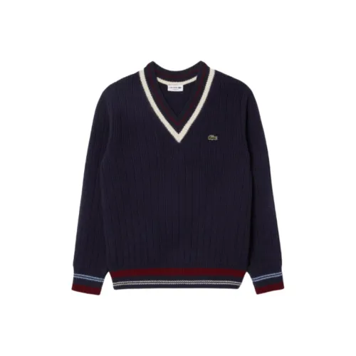 LACOSTE Свитер Мужской Морской Синий