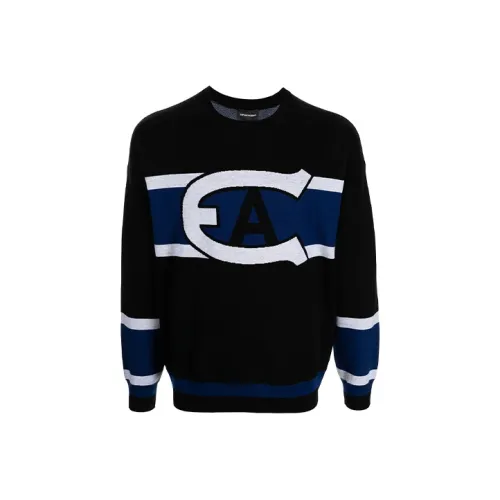 EMPORIO ARMANI Черные Мужские Свитера