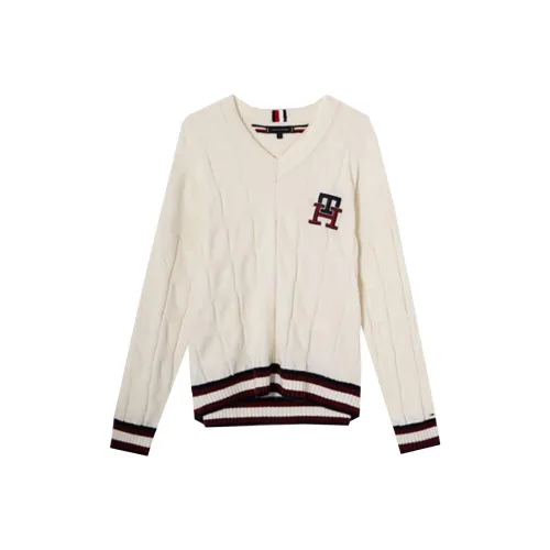 Tommy Hilfiger Белый Мужские Свитера