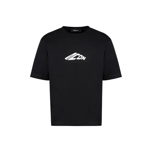 DSQUARED 2 Черные Мужские T-Рубашки