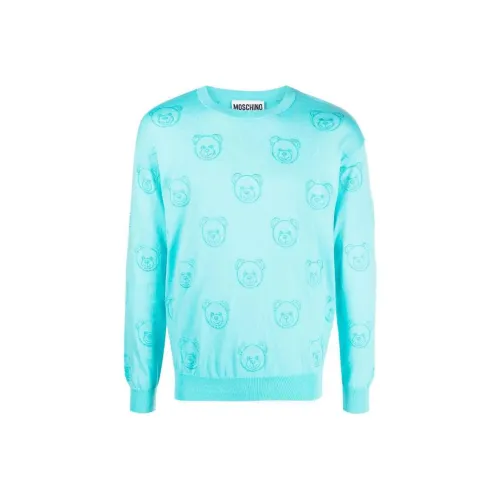 MOSCHINO Синие Мужские Свитера