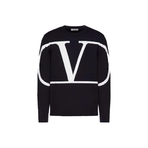 Valentino Кашемировый свитер мужской черный