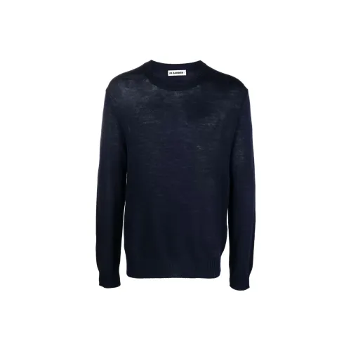 JIL SANDER Синие Мужские Свитера